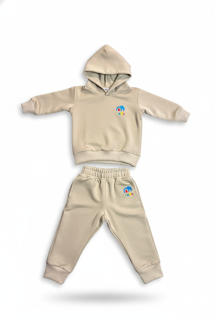 LOUNGEWEAR SET - Trainigsanzug - beige