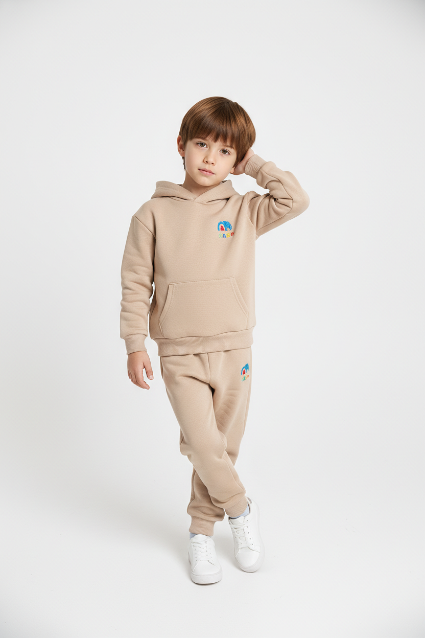 LOUNGEWEAR SET - Trainigsanzug - beige